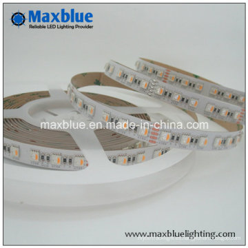 RGBW 4 colores una luz de tira flexible del LED 5050